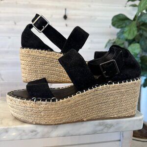 Matisse Black Suede Espadrilles